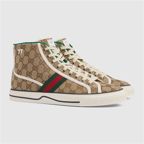 gucci 1977 high top|Gucci sneakers tennis 1977.